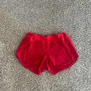 Red Lululemon shorts #lululemonshorts #lululemon